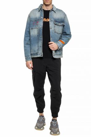 Raw-edge denim jacket, zdjęcie 2 Raw-edge denim jacket od Heron Preston